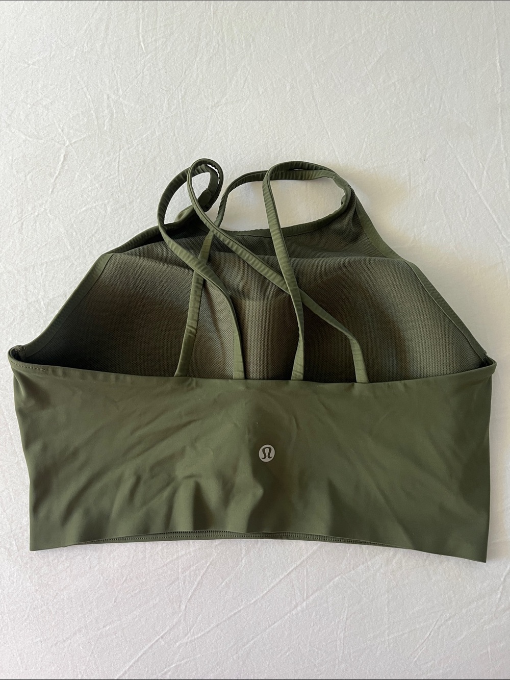 lululemon athletica Olive Strappy High-Neck Sports Bra